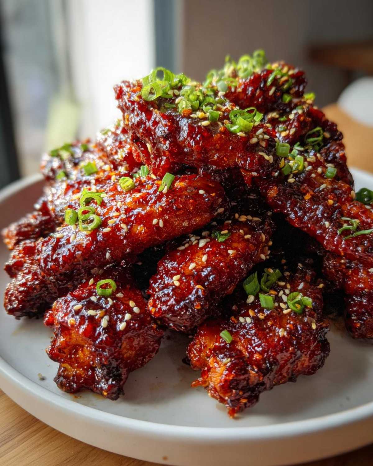 Korean BBQ Chicken Wings - detail 2