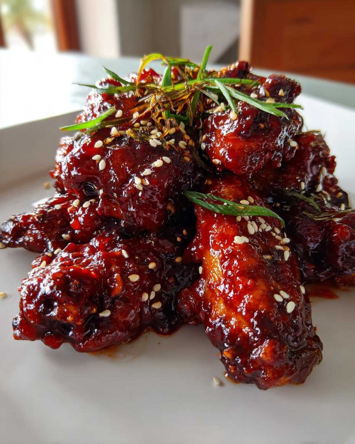 Korean BBQ Chicken Wings - detail 3