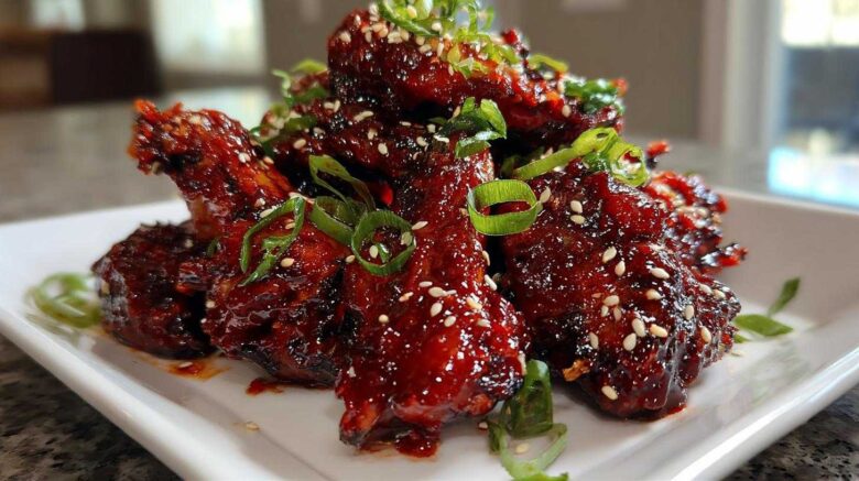 Korean BBQ Chicken Wings