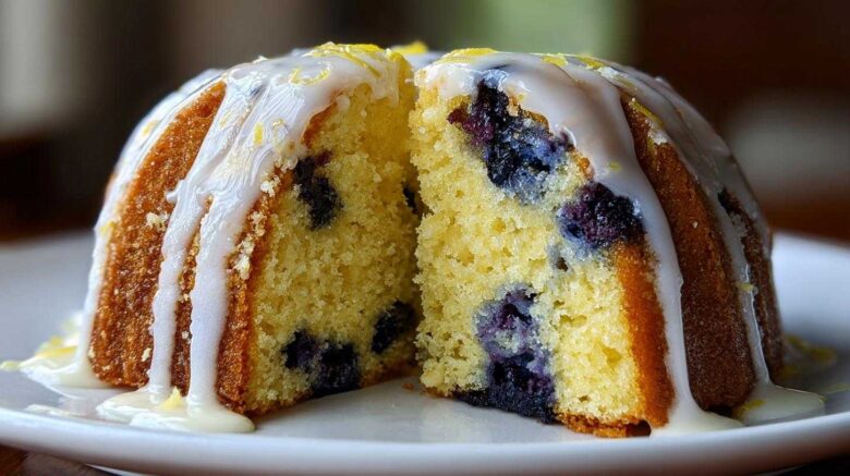 Lemon Blueberry Pound Cake