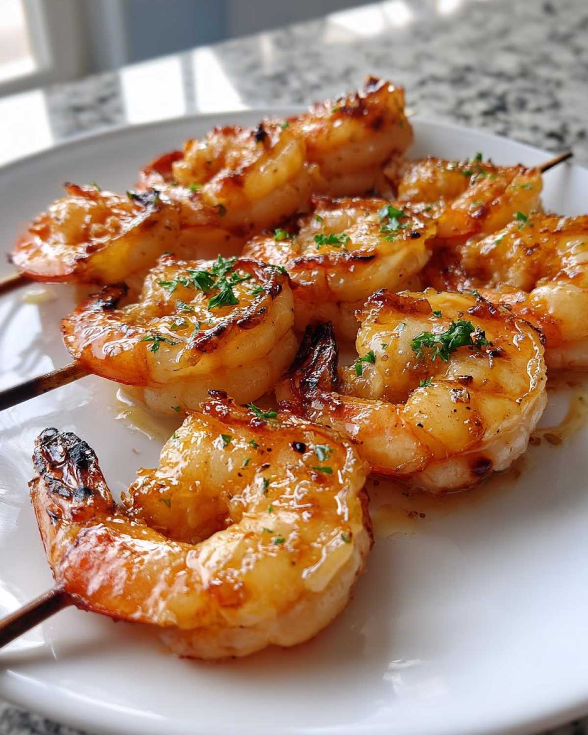 Lemon Garlic Shrimp Skewers - detail 4