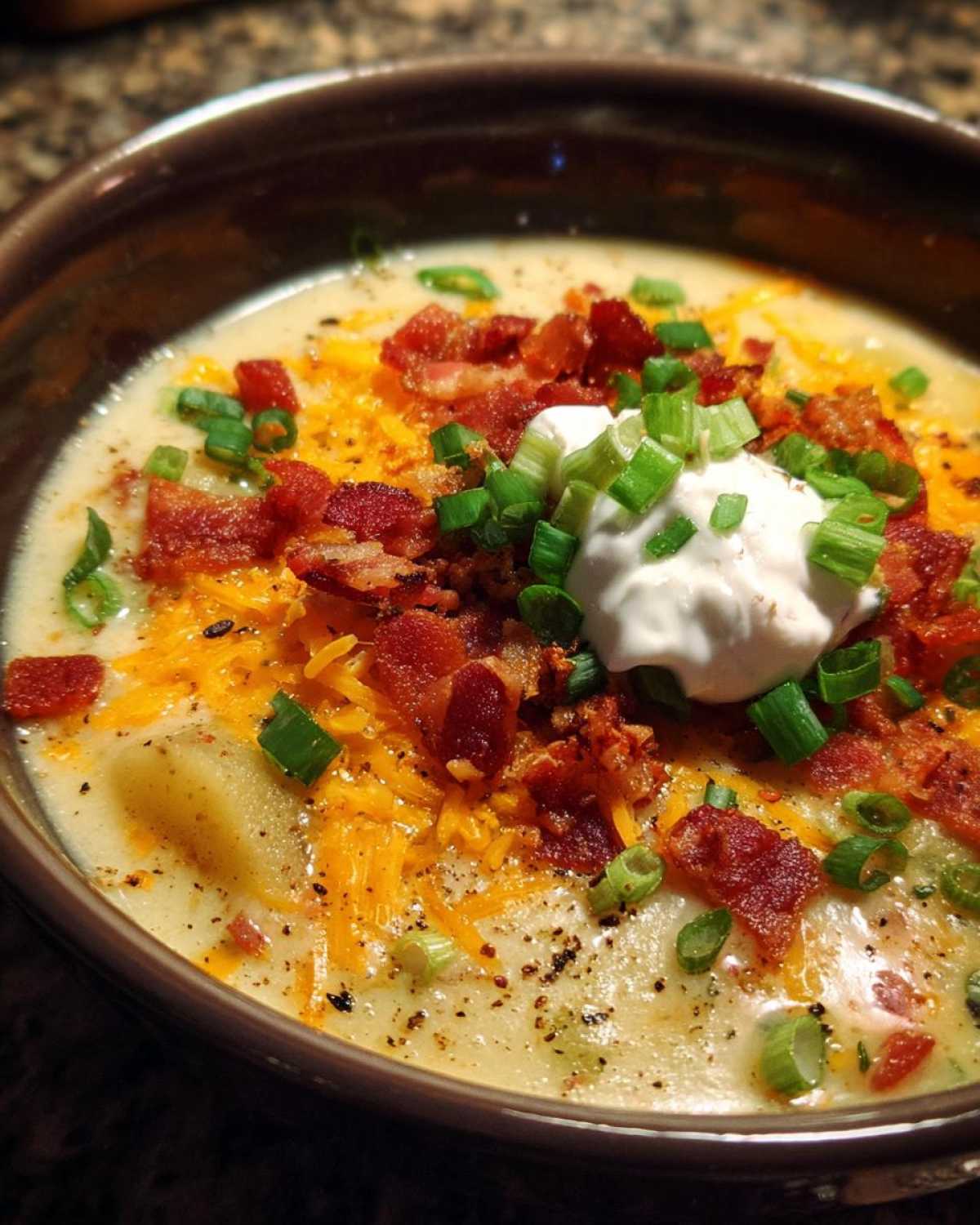 Loaded Baked Potato Soup - detail 2