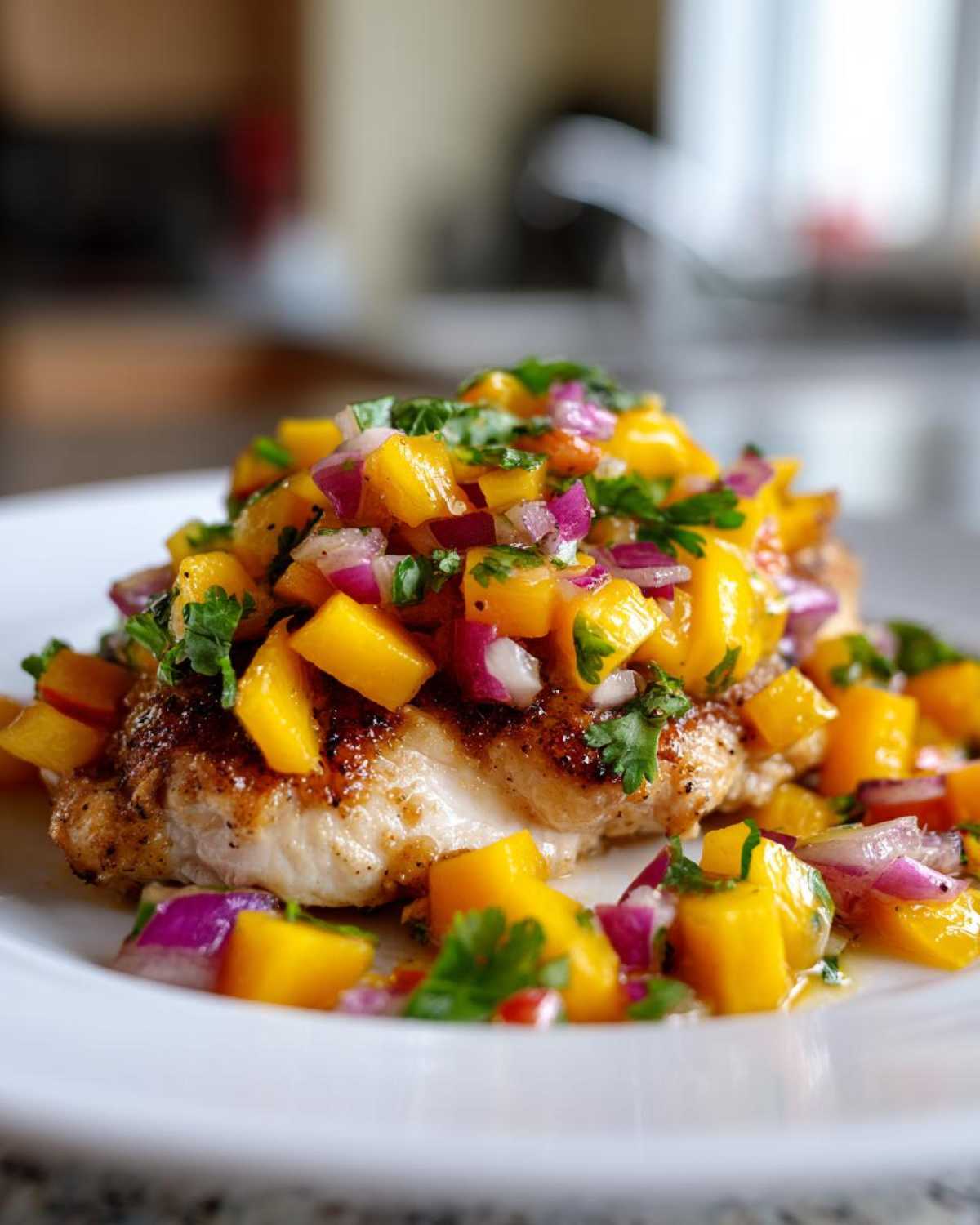 Mango Salsa Chicken - detail 2