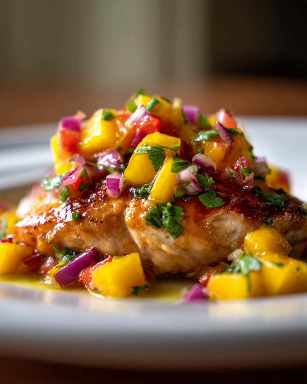 Mango Salsa Chicken - detail 3