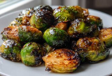 Maple Glazed Brussels Sprouts