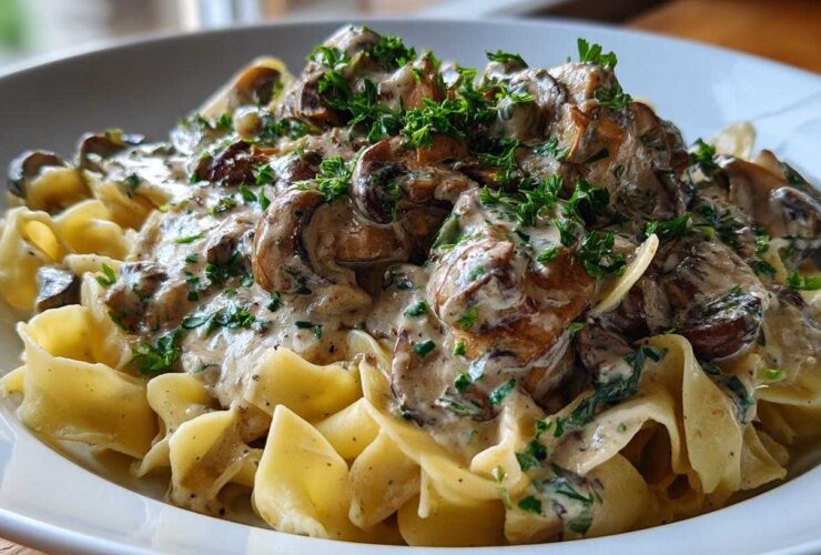 Mushroom Stroganoff