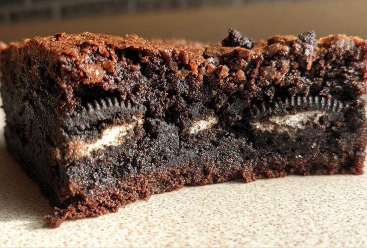 Oreo Stuffed Brownies