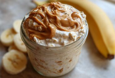 Peanut Butter Banana Overnight Oats