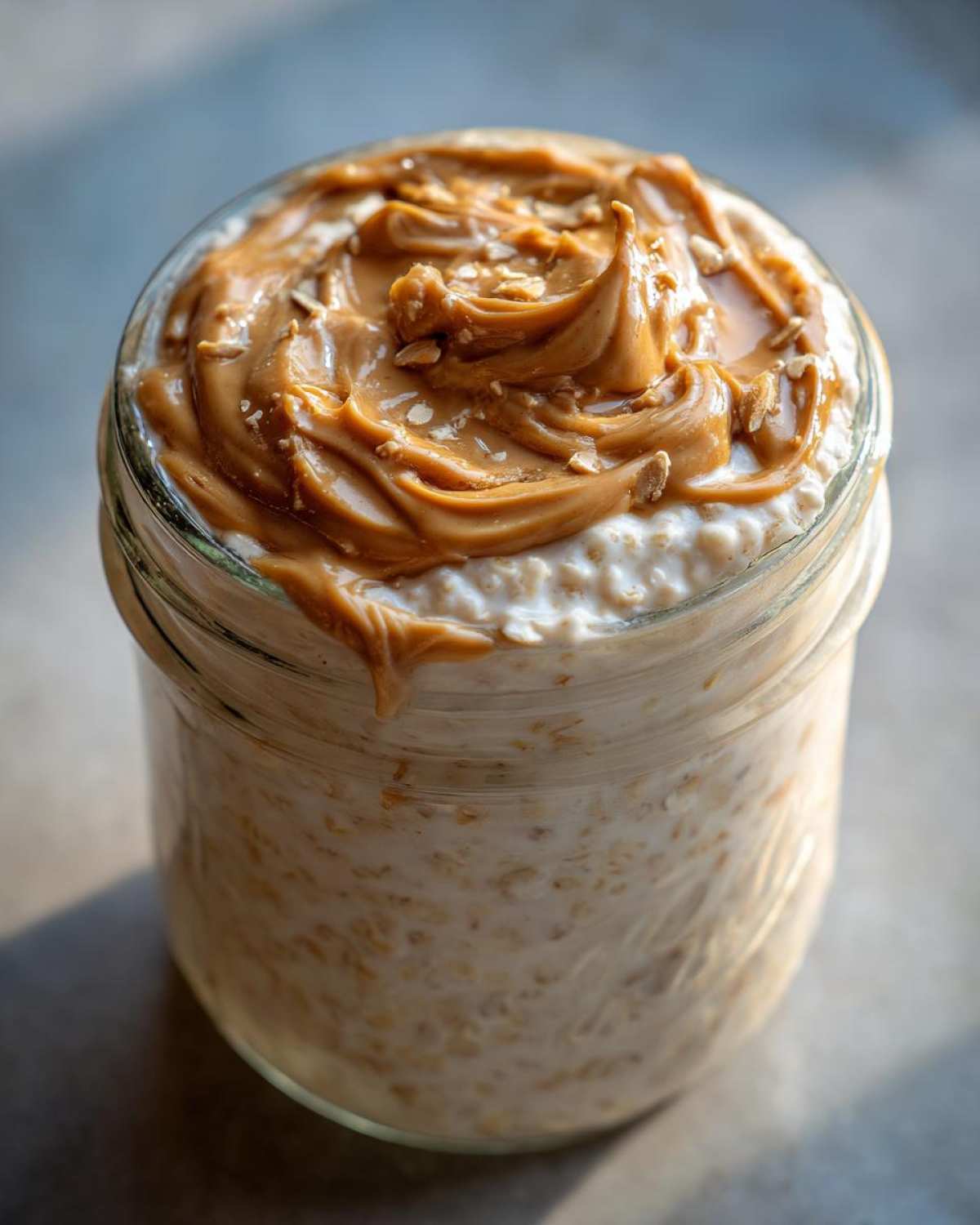 Peanut Butter Banana Overnight Oats - detail 4