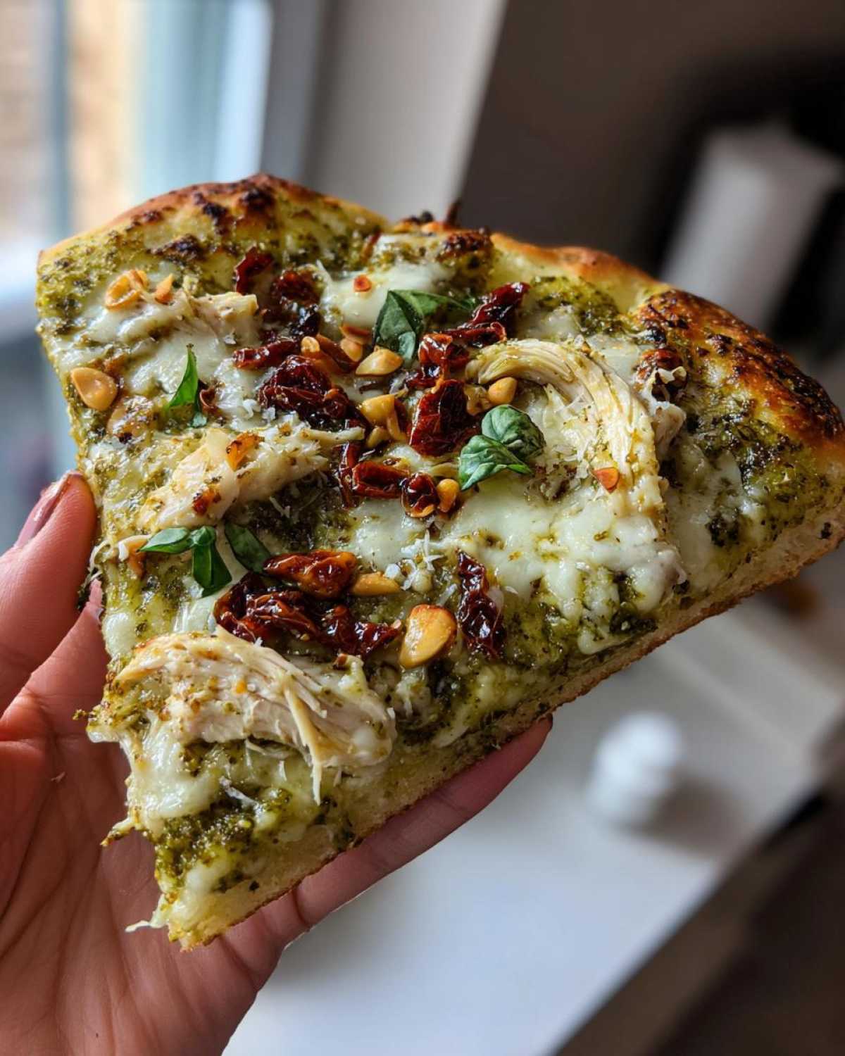 Pesto Chicken Flatbread - detail 1