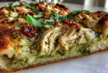 Pesto Chicken Flatbread