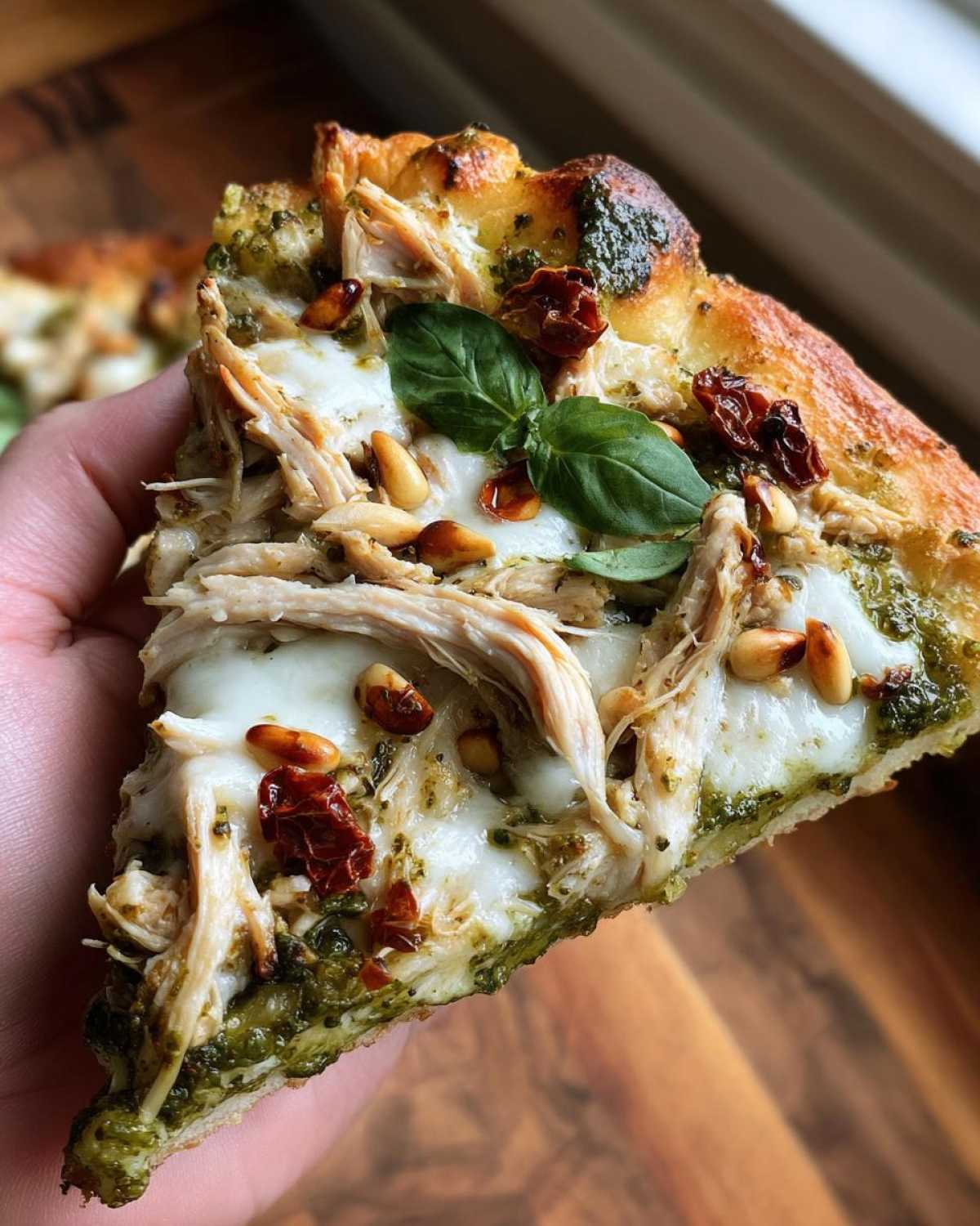 Pesto Chicken Flatbread - detail 4