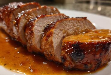 Pork Tenderloin with Apple Cider Glaze