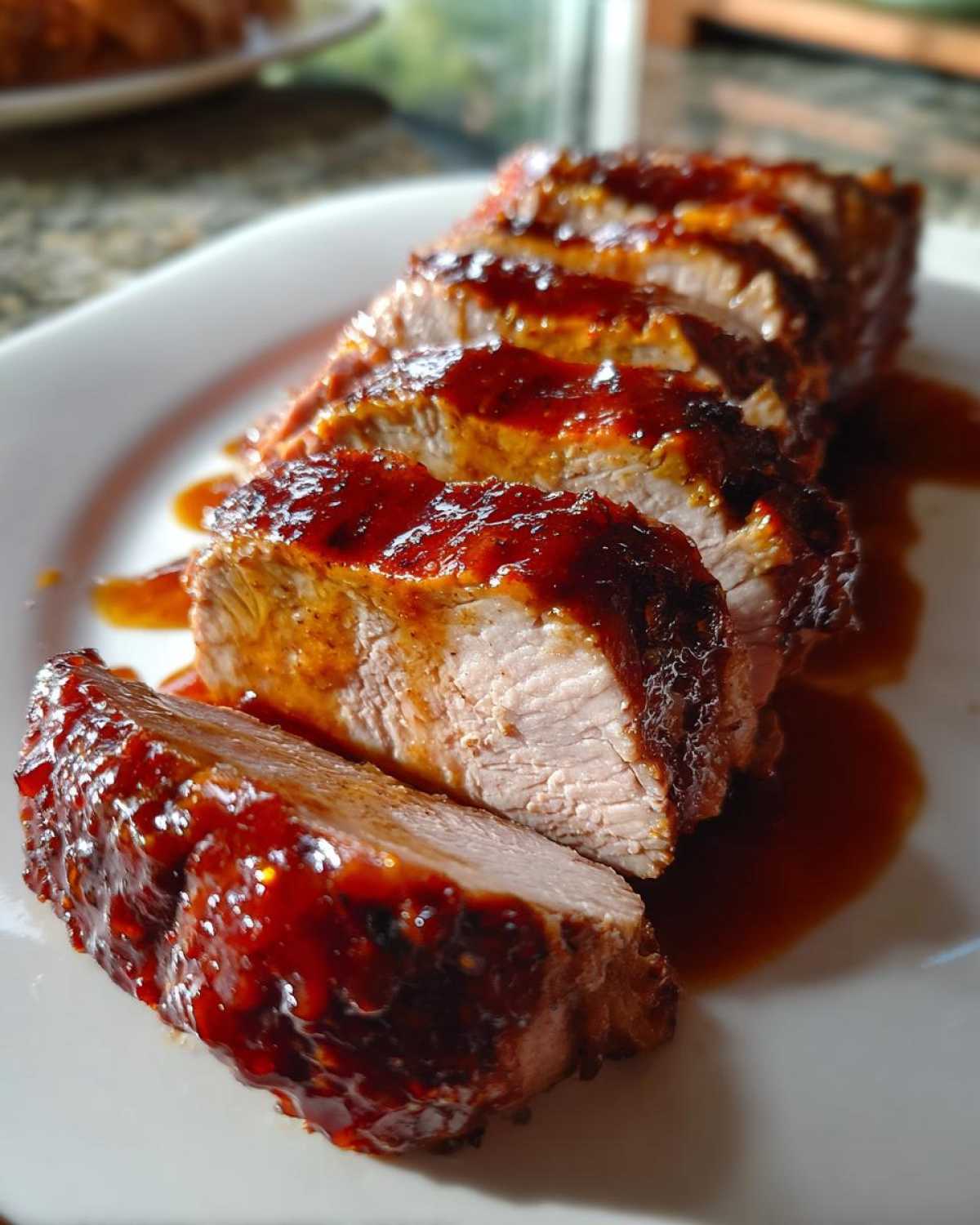 Pork Tenderloin with Apple Cider Glaze - detail 4