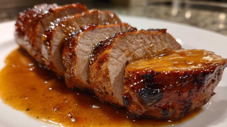 Pork Tenderloin with Apple Cider Glaze