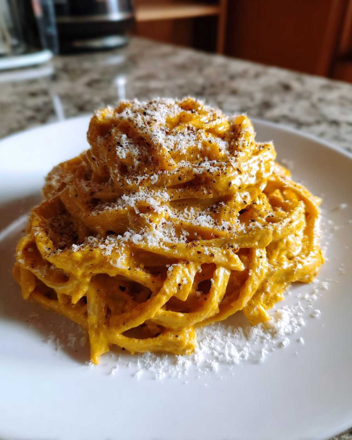Pumpkin Alfredo Pasta - detail 1