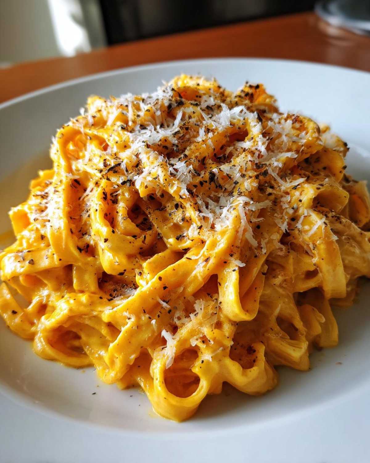 Pumpkin Alfredo Pasta - detail 4