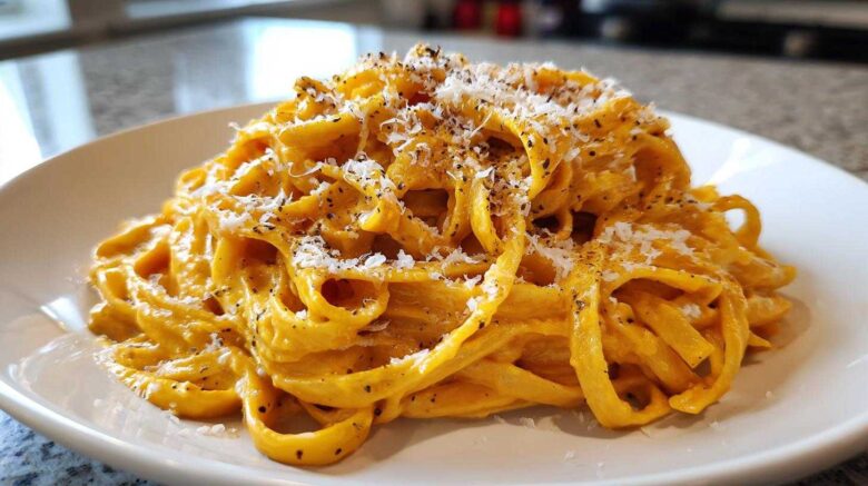 Pumpkin Alfredo Pasta