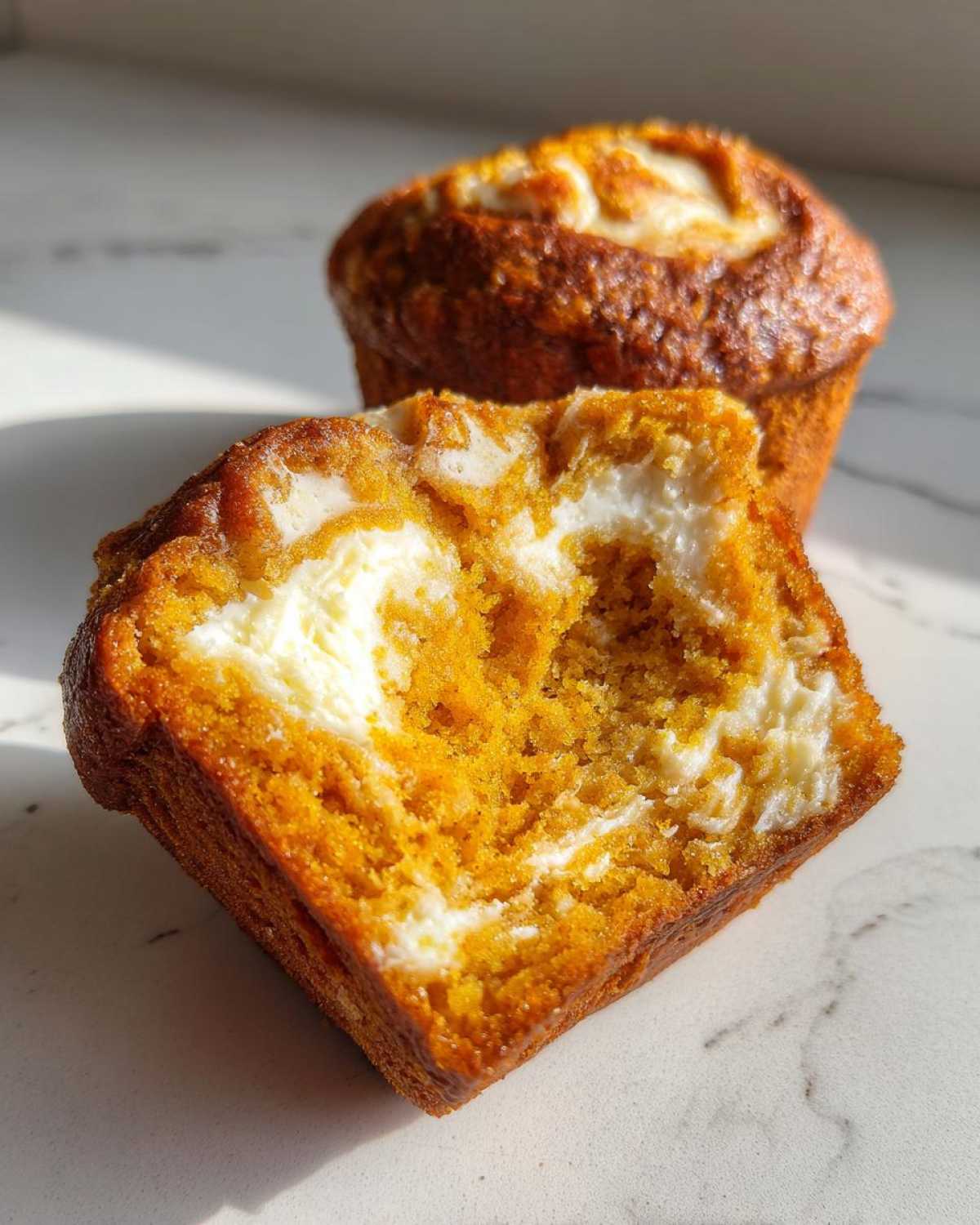 Pumpkin Cream Cheese Swirl Muffins - detail 4