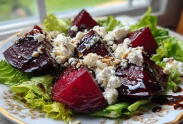 Roasted Beet and Goat Cheese Salad