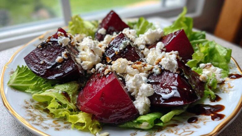 Roasted Beet and Goat Cheese Salad