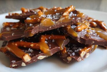Salted Caramel Pretzel Bark