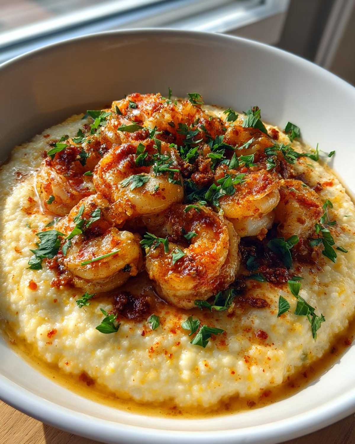 Shrimp and Grits - detail 3