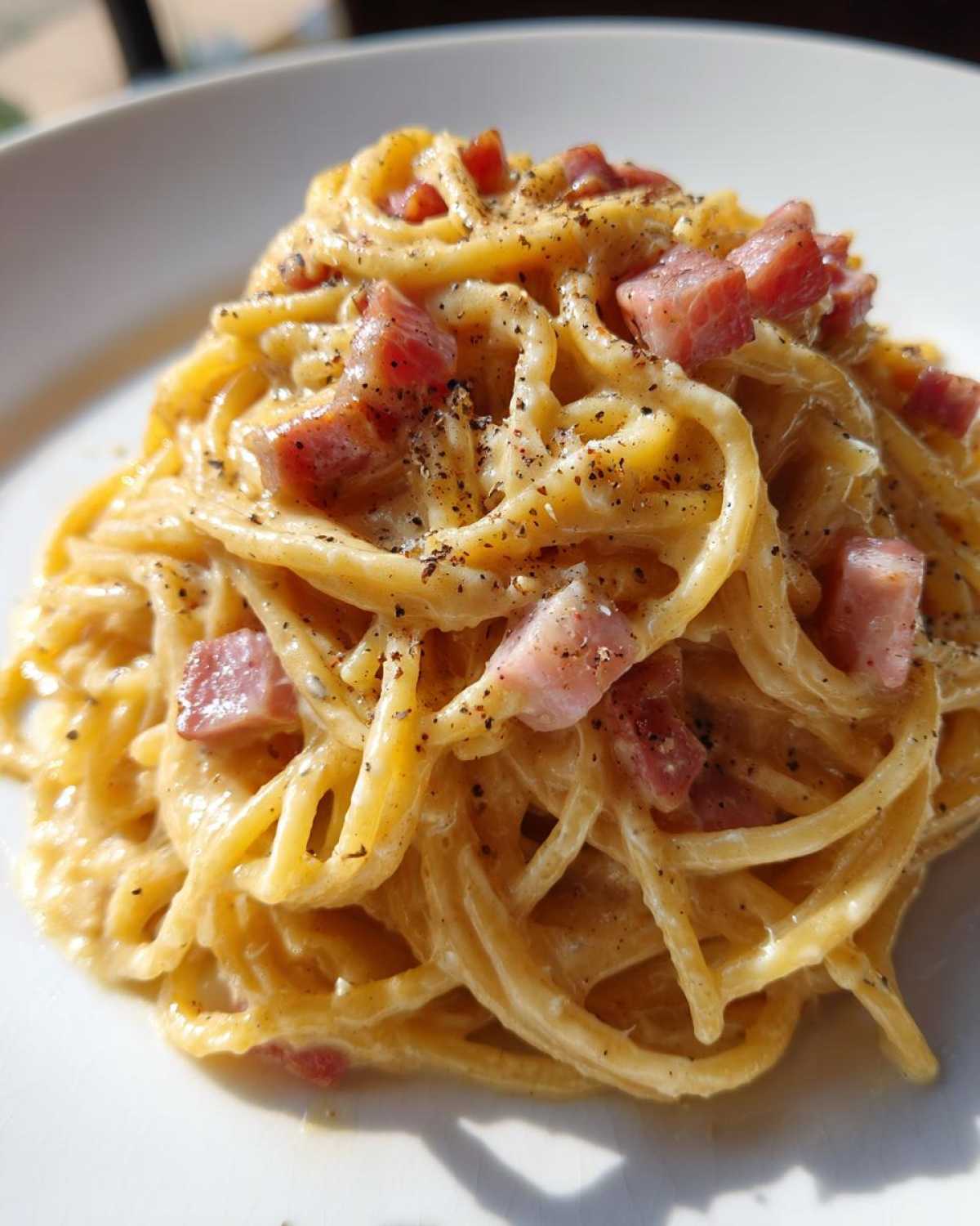 Spaghetti Carbonara - detail 1