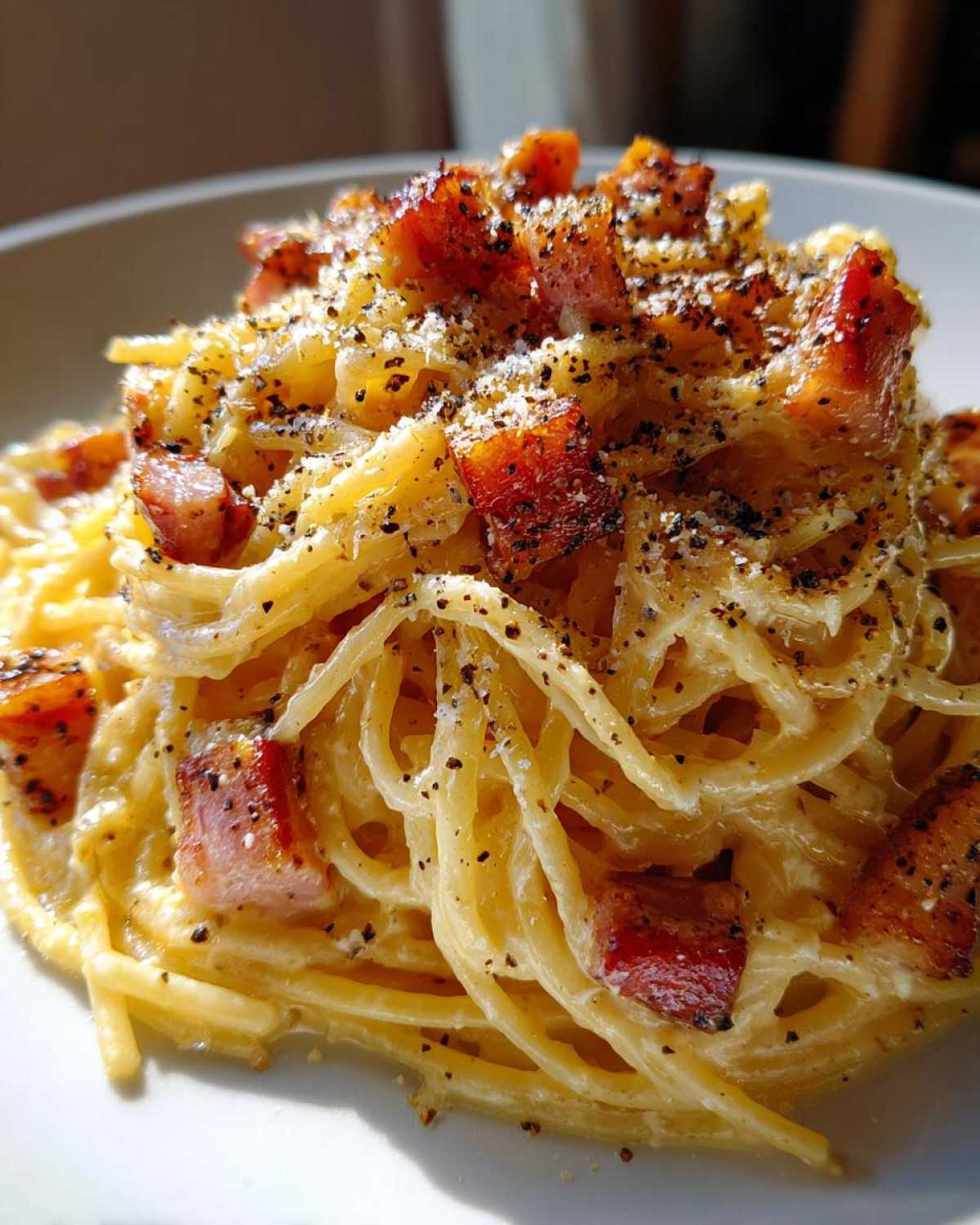 Spaghetti Carbonara - detail 3