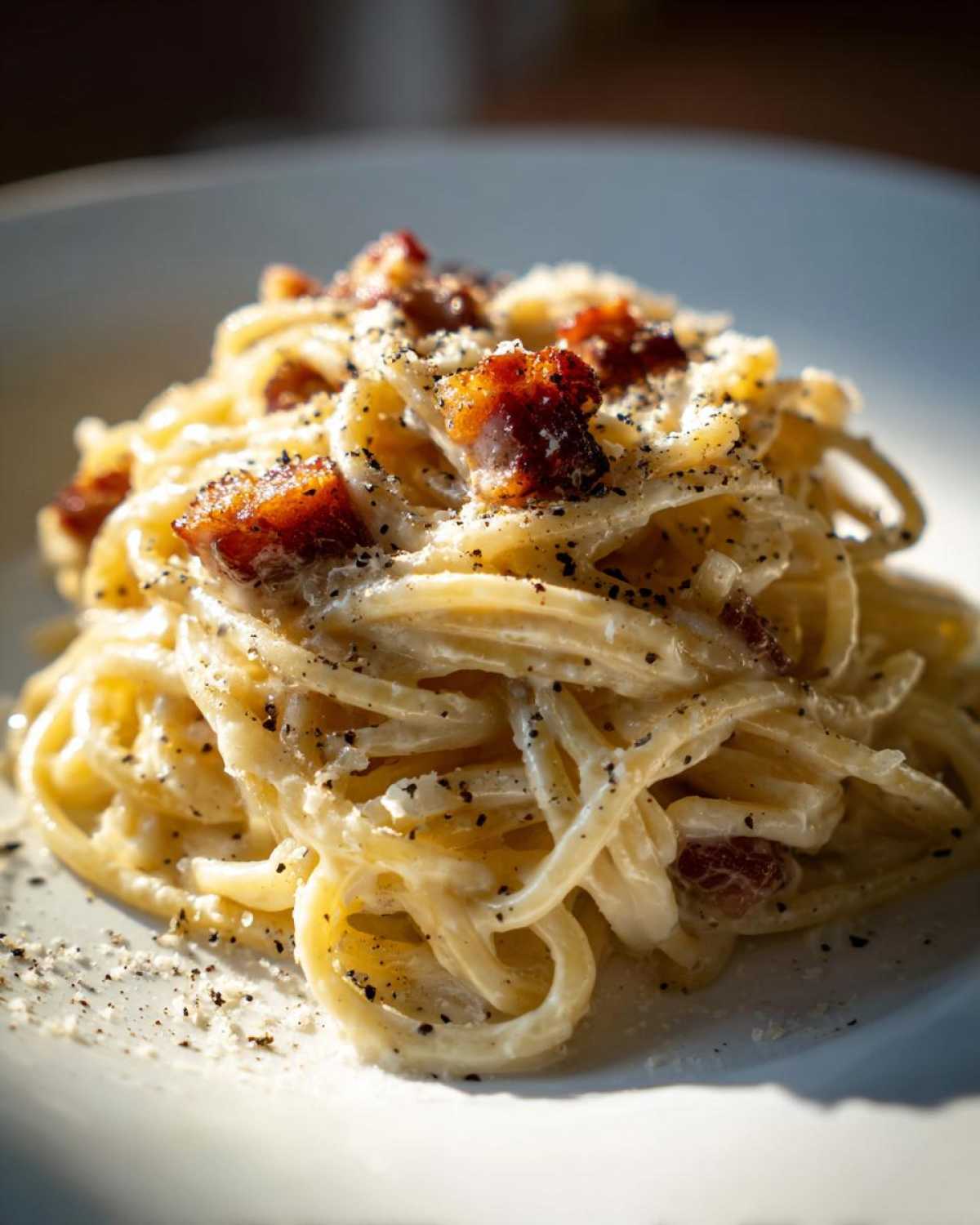 Spaghetti Carbonara - detail 4