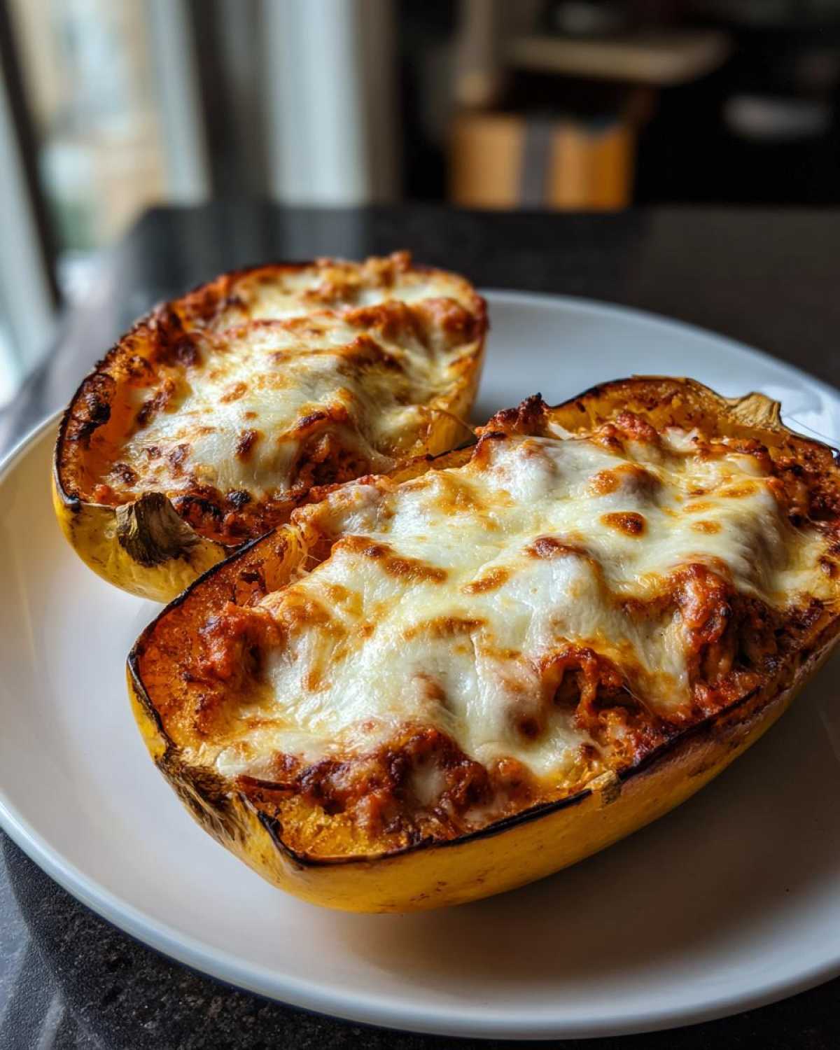 Spaghetti Squash Lasagna Boats - detail 1