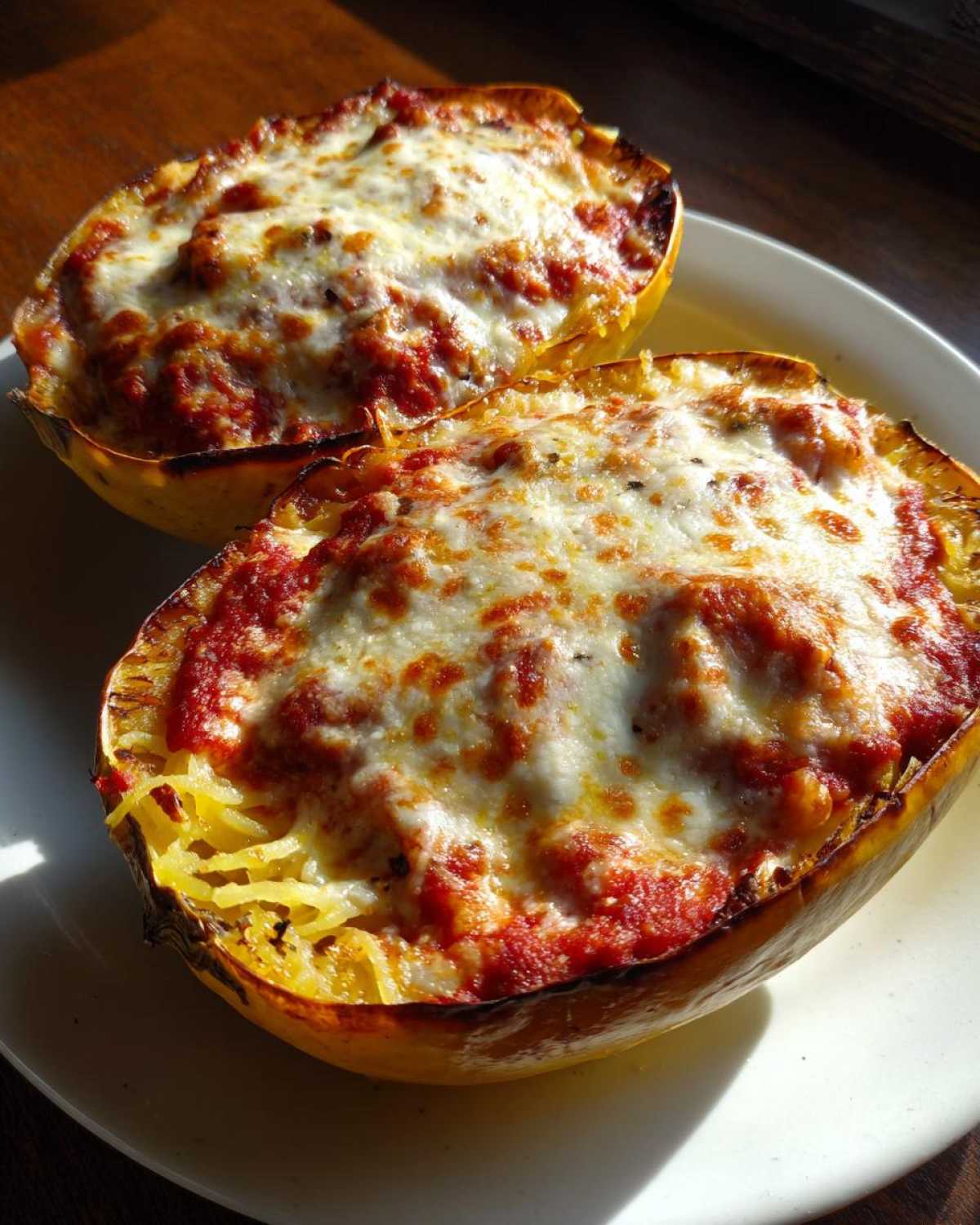 Spaghetti Squash Lasagna Boats - detail 3