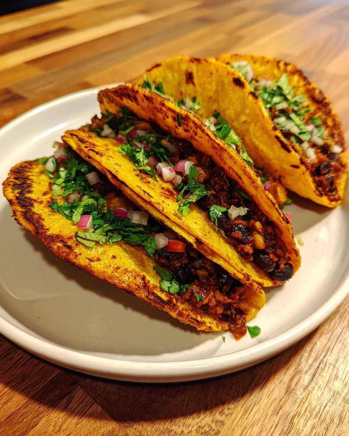 Spicy Black Bean Tacos - detail 3