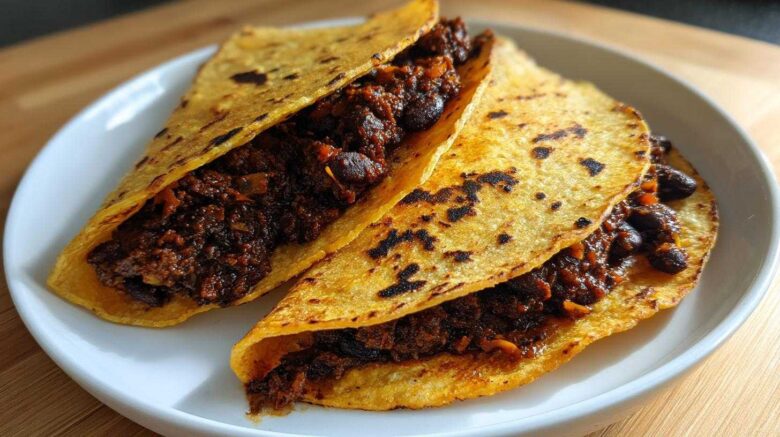 Spicy Black Bean Tacos