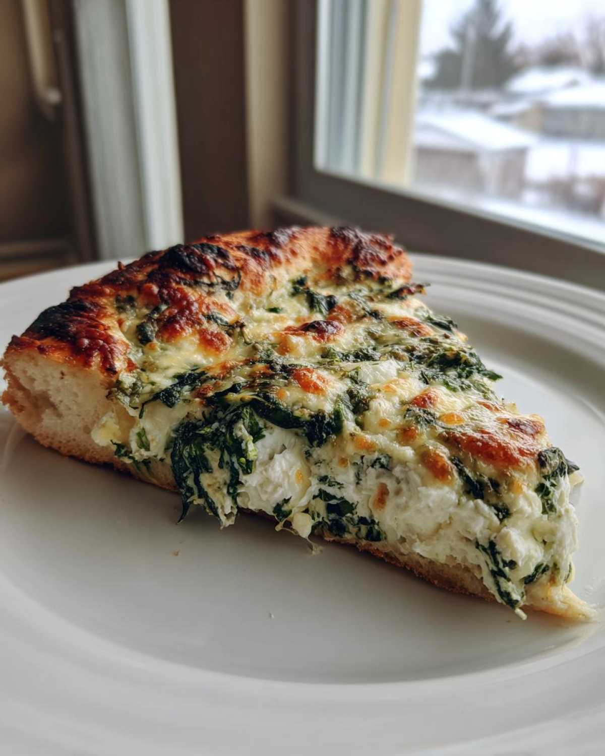 Spinach Ricotta Pizza - detail 2