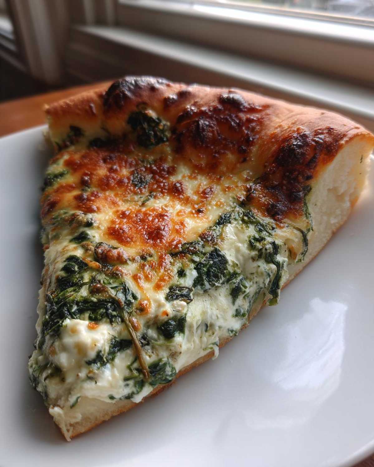 Spinach Ricotta Pizza - detail 4