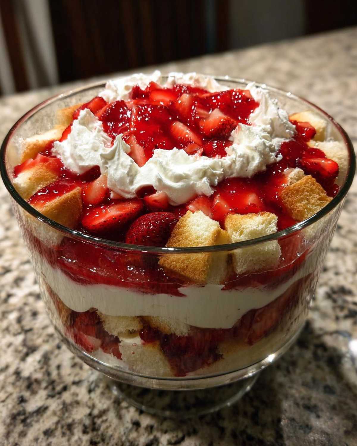 Strawberry Shortcake Trifle - detail 1