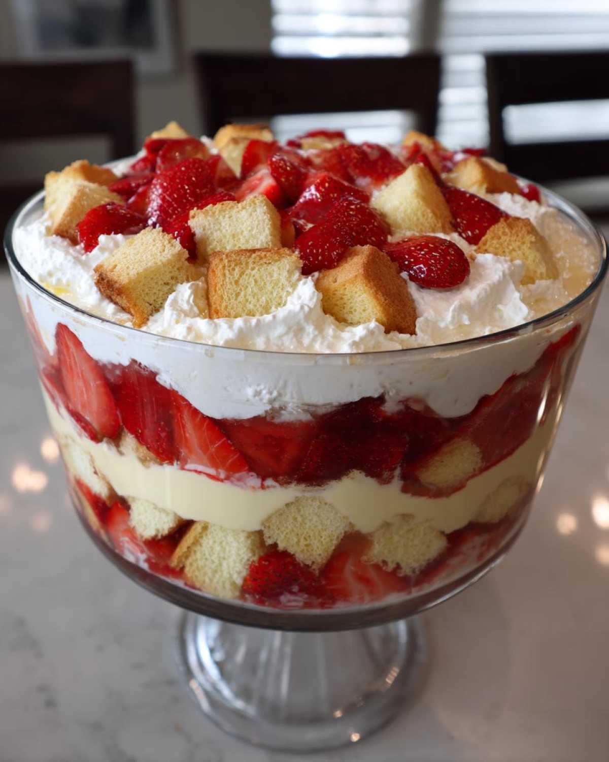 Strawberry Shortcake Trifle - detail 2