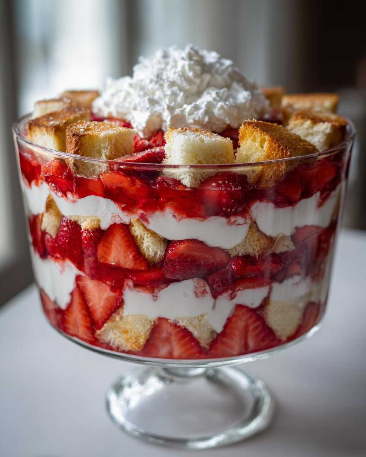 Strawberry Shortcake Trifle - detail 4