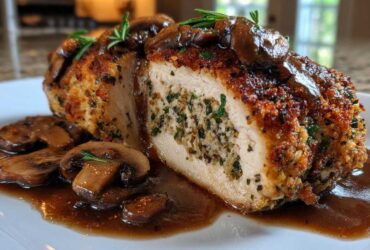 Stuffed Chicken Marsala