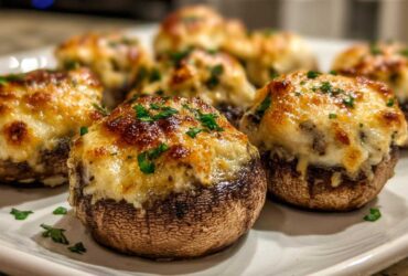 Stuffed Mushrooms with Cheese
