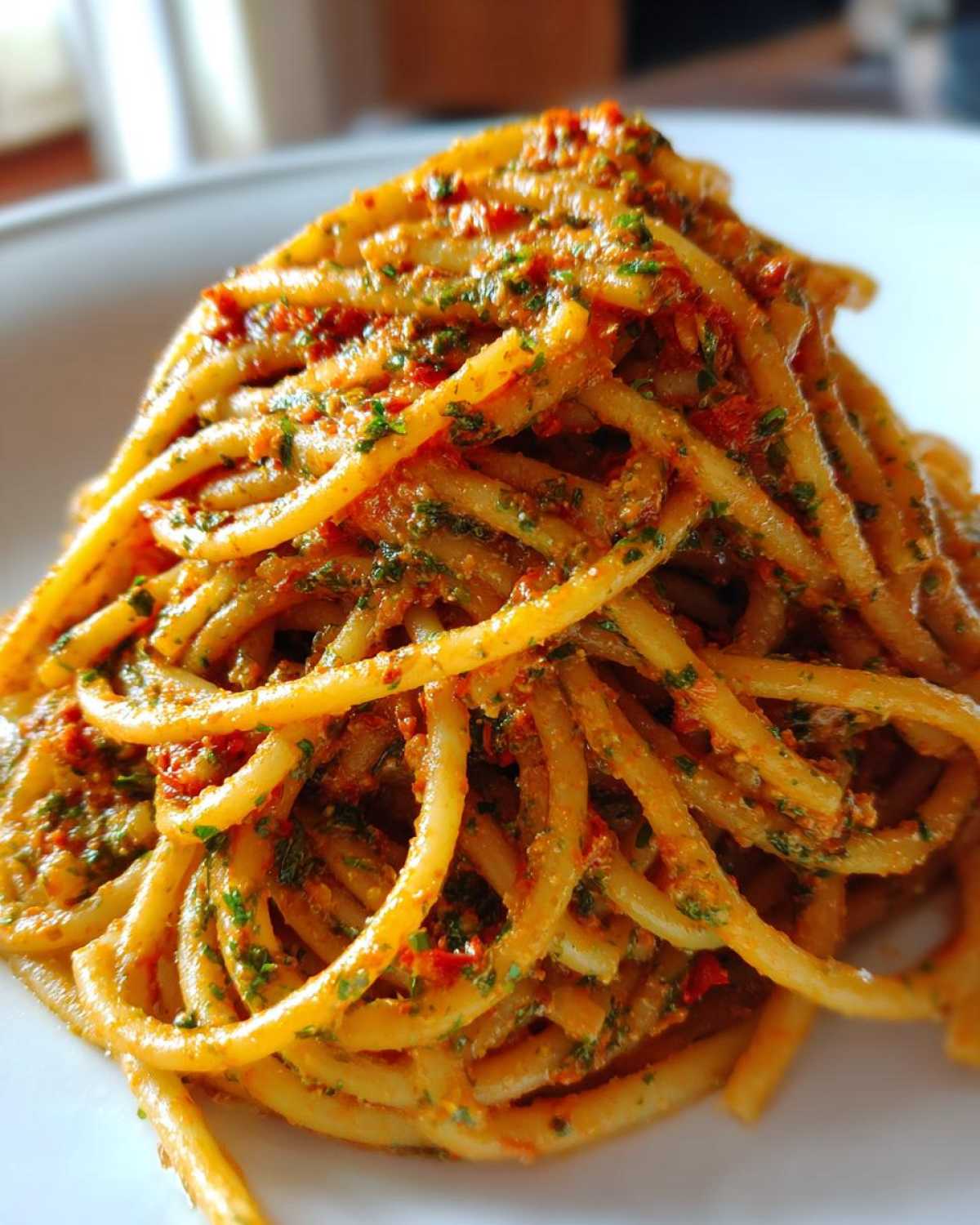 Sun-Dried Tomato Pesto Pasta - detail 3
