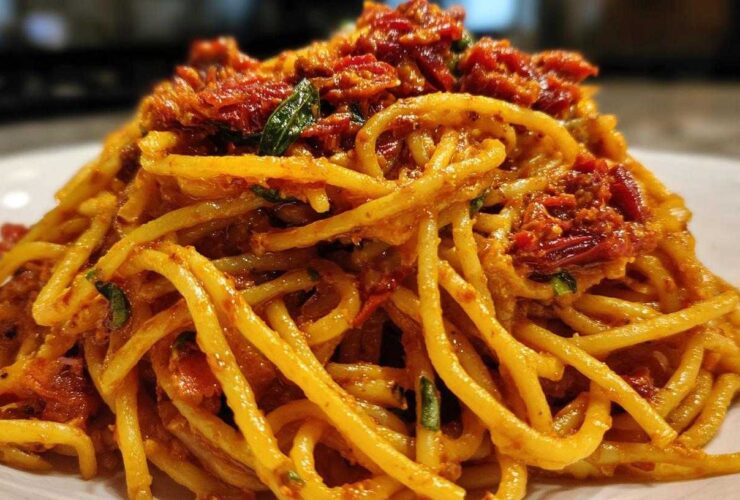 Sun-Dried Tomato Pesto Pasta