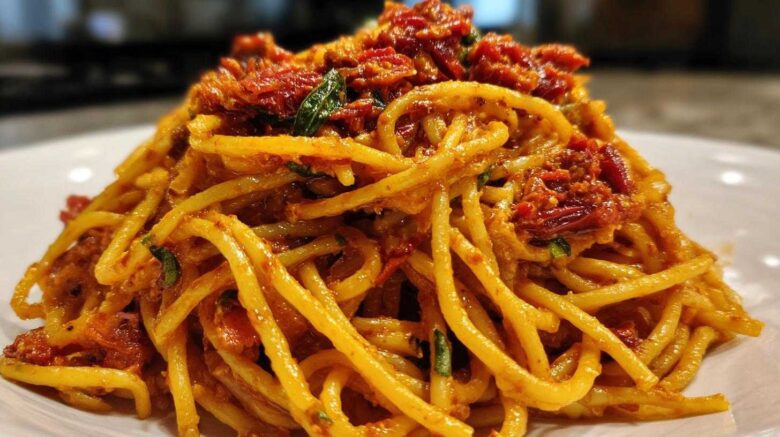 Sun-Dried Tomato Pesto Pasta