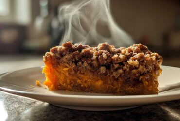 Sweet Potato Casserole with Pecan Topping