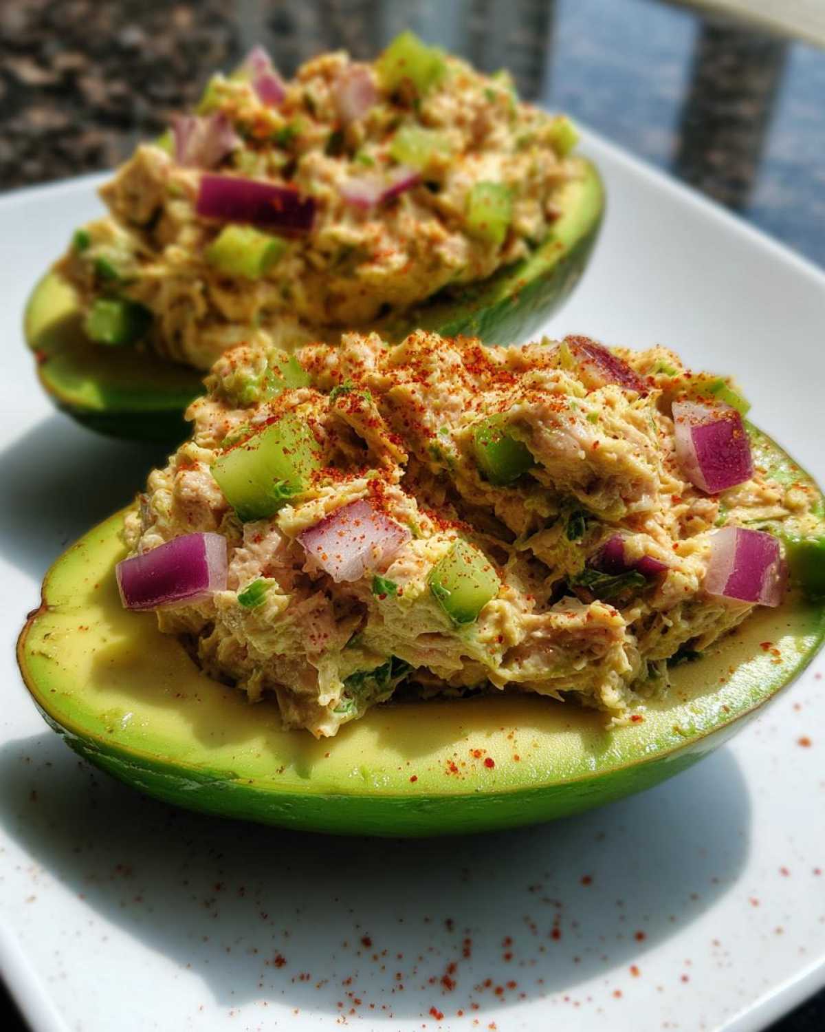 Tuna Stuffed Avocados - detail 1