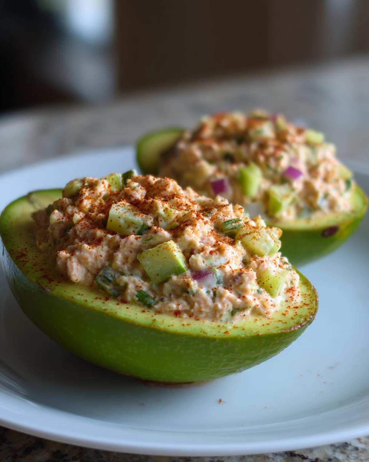Tuna Stuffed Avocados - detail 2