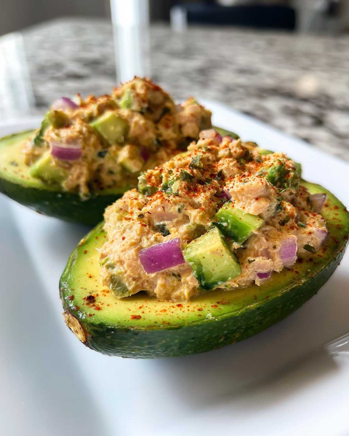 Tuna Stuffed Avocados - detail 3