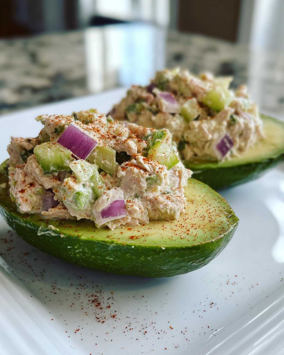 Tuna Stuffed Avocados - detail 4