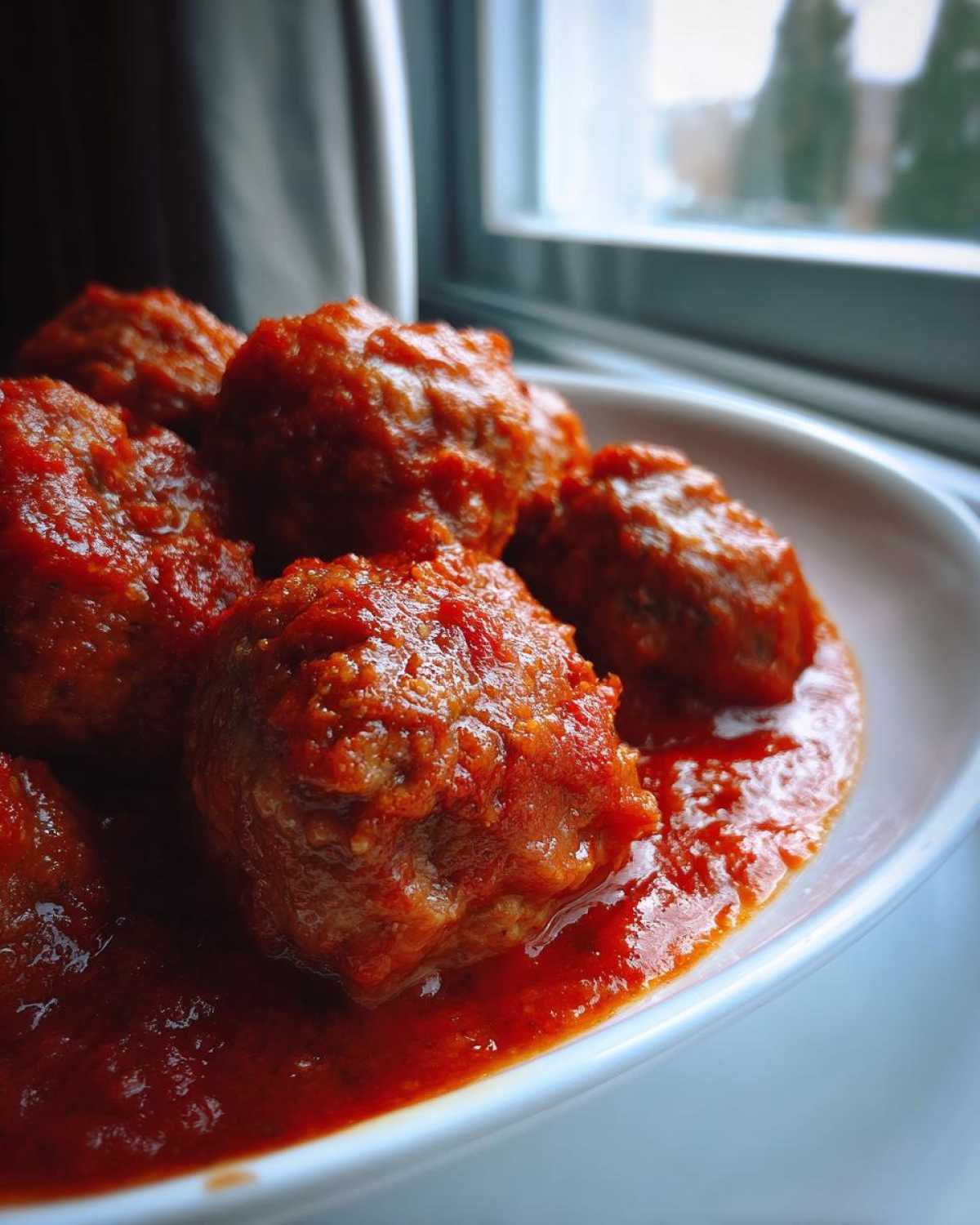 Turkey Meatballs in Marinara - detail 1